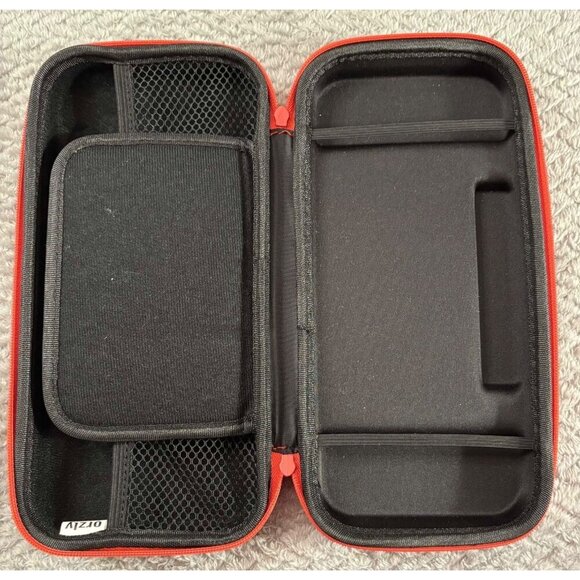 Orzly Nintendo Switch Protective Carry Case - Red - Picture 3 of 3